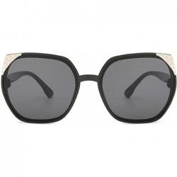 Sport Classic style Sunglasses for Men or Women PC UV400 Sunglasses - Black - CF18T2TX7E2 $12.67