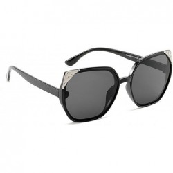 Sport Classic style Sunglasses for Men or Women PC UV400 Sunglasses - Black - CF18T2TX7E2 $12.67