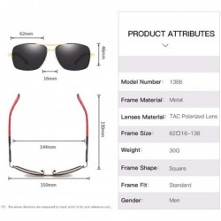 Aviator Polarized sunglasses Men's box Sunglasses driving glasses - C - C118QQ2DLAZ $37.65