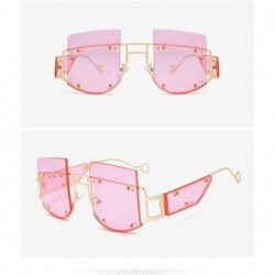 Oversized Square Oversized Sunglasses Classic Fashion Style sun glassses for Women - C2 - C418ZUESHIT $7.40