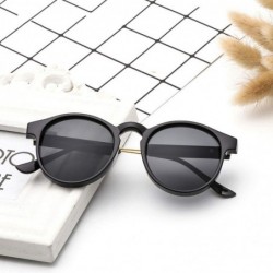 Round Round Sunglasses Men Women Unisex Retro Vintage Design Small Sun Glasses Driving Sunglass Ladies Shades - CQ197Y7CE85 $...