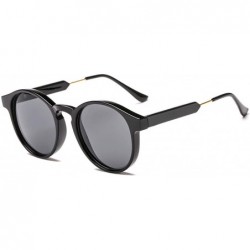 Round Round Sunglasses Men Women Unisex Retro Vintage Design Small Sun Glasses Driving Sunglass Ladies Shades - CQ197Y7CE85 $...