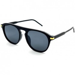 Rectangular Sunglasses - Fashion mod. PHOENIX - man woman EXCLUSIVE vintage aviator COOL FLAT - Black - CB18Z6IXGWQ $56.41