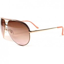 Aviator Designer Fashion Stylish Retro Mens Womens Aviator Sunglasses - CN18O7QD7MZ $24.65