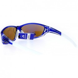 Sport Arctic Blue Sunglasses Anti-Glare Bluetech Mirror Lens Mens Sports Shades - Royal Blue White - C61873E6YD5 $15.00