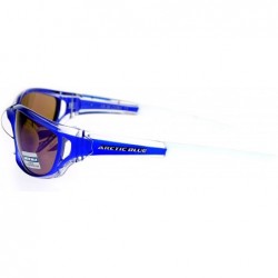 Sport Arctic Blue Sunglasses Anti-Glare Bluetech Mirror Lens Mens Sports Shades - Royal Blue White - C61873E6YD5 $15.00