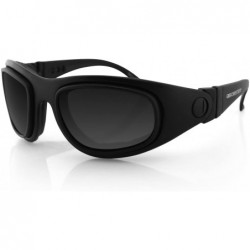 Round Eyewear BSSA201AC Sport and Street 2 Convertible Sunglasses- Black Frame/3 Lenses - CG111CZO285 $28.95