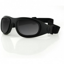 Round Eyewear BSSA201AC Sport and Street 2 Convertible Sunglasses- Black Frame/3 Lenses - CG111CZO285 $28.95