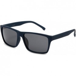 Sport Newbee Fashion Squared Sunglasses Protection - Matte Black - CG12O0YROJQ $18.57