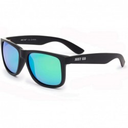 Wayfarer Unisex Polarized Tr90 Sunglasses Vintage Sun Glasses for Running Fishing Golf Driving Men and Women - C118T4QCM3I $2...