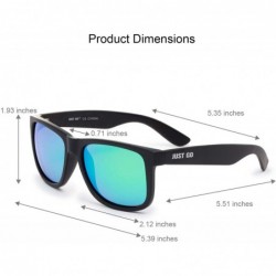 Wayfarer Unisex Polarized Tr90 Sunglasses Vintage Sun Glasses for Running Fishing Golf Driving Men and Women - C118T4QCM3I $1...