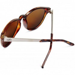 Oval Model 21 Polarized Sunglasses for Men and Women - Tortoise / Amber - CE196TA7CTO $33.32