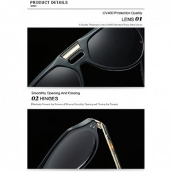 Square Vintage Square Sunglasses Women Brand Designer Sexy Retro Big Frame 997229Y - Gold - CD18522TXN8 $14.96