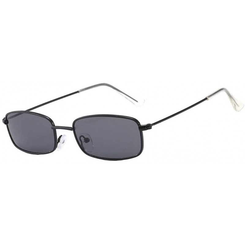 Oval Unisex Polarized Sunglasses Stylish Sun Glasses for Men and Women - Color Mirror Lens - Gray - C018UIH9O0X $6.75