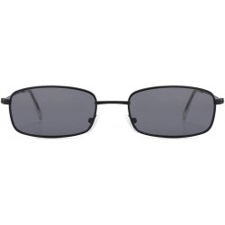 Oval Unisex Polarized Sunglasses Stylish Sun Glasses for Men and Women - Color Mirror Lens - Gray - C018UIH9O0X $6.75