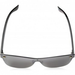Shield Future Shield Sunglasses - Silver/Mirror - C6185IQ75HY $13.40