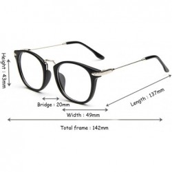 Round Round Myopia Glasses Myopia Glasses Retro Glasses Myopia Protection Eye - Sand Black - C218EYDI4GS $23.55