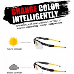 Sport Sports Sunglasses for Men-UV400 Photochromic Lens Transition Glasses-Unbreakable and Flexible TR90 Frame - Balck - CN18...