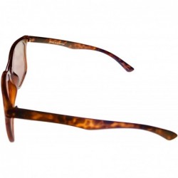 Square Mens Matte Tortoise Brown Square Plastic Sunglass- Smoke Lens PE84. 1 - CK18W0R6IND $20.57