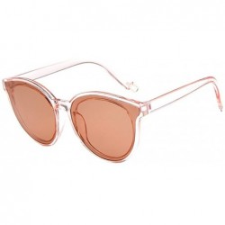 Rectangular Mens Womens Retro Big Frame Vintage Rapper Sunglasses-Eyewears - D - CS18Q53OKIO $18.20