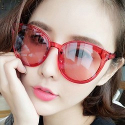 Rectangular Mens Womens Retro Big Frame Vintage Rapper Sunglasses-Eyewears - D - CS18Q53OKIO $9.45