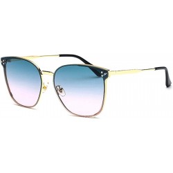 Aviator Fashion new sunglasses- ladies coated sunglasses retro sunglasses - F - CP18S70C52A $82.47