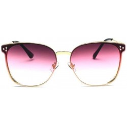 Aviator Fashion new sunglasses- ladies coated sunglasses retro sunglasses - F - CP18S70C52A $36.41
