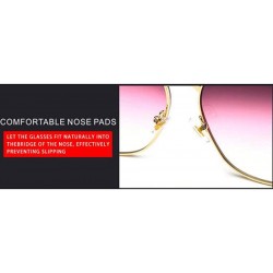 Aviator Fashion new sunglasses- ladies coated sunglasses retro sunglasses - F - CP18S70C52A $36.41