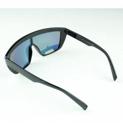 Oversized Oversized Sunglasses Polarized Designer BlackBlue - Yellow - CR189XTE5E7 $45.36