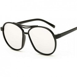 Goggle Sunglasses Color Film Men's Sunglasses Large Frame Fashion Sunglasses For Men And Women - CJ18TMRNDEO $11.62