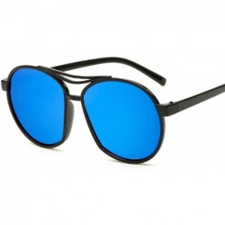 Goggle Sunglasses Color Film Men's Sunglasses Large Frame Fashion Sunglasses For Men And Women - CJ18TMRNDEO $11.62