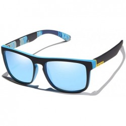 Oval Polarized sunglasses cycling sports sunglasses anti-UV driving mirror sunglasses polarized - Red Face Mask - CJ190MMR4XN...