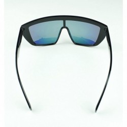 Oversized Oversized Sunglasses Polarized Designer BlackBlue - Yellow - CR189XTE5E7 $45.36