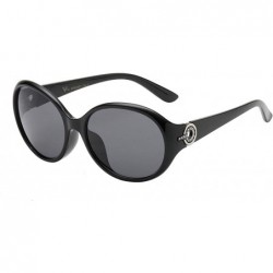 Round Western Fashion Cubic Round Sunglasses. - Black - C7190Q40Z0Z $28.94