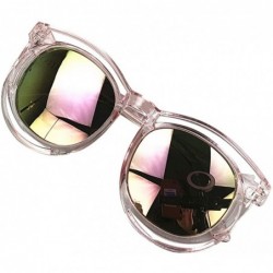 Round Little Kids Summer Sunglasses Round Hollow Frame Anti-UV Sun Glasses Novelty Party Eyewear Shades - Style-e - CN198E4CW...