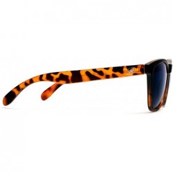 Oval Polarized New Cool Factor Horned Rim Sunglasses - Tortoise - CH182WD4CAX $15.54