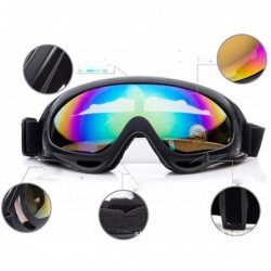 Sport Outdoor riding ski glasses - motorcycle sandblasting sports glasses - E - CB18RA4X5QM $41.84