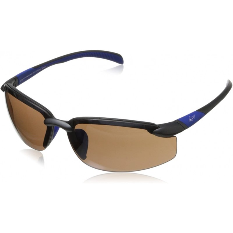 Sport G4018 Rimless Sunglasses - Matte Aluminum Black & Blue - CQ11LDRAXGL $26.34