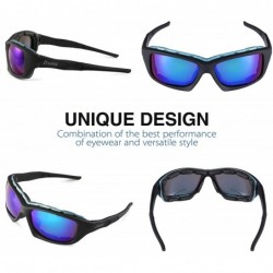 Wrap Polarized Sports Sunglasses for men women Cycling running driving Baseball Fishing Golf Superlight Frame - CX18RLASIQD $...