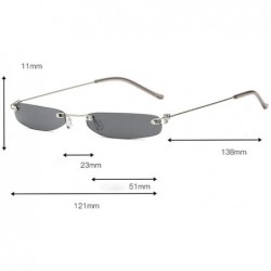 Goggle Glasses Fashion Sunglasses Transparent - C3194GECQHL $11.38