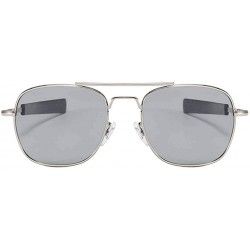 Semi-rimless Polarized Sunglasses Titanium Protection Glasses - B - CK19974XS35 $20.10