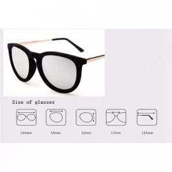 Oval sunglasses for women Retro Round Sunglasses Men Oval Frame Sun Glasses - 15 - C118WYRZITW $28.33