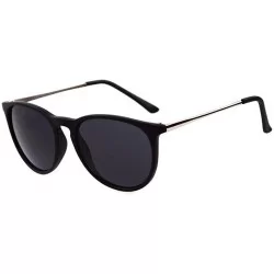 Oval sunglasses for women Retro Round Sunglasses Men Oval Frame Sun Glasses - 15 - C118WYRZITW $28.33