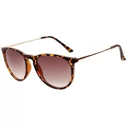 Oval sunglasses for women Retro Round Sunglasses Men Oval Frame Sun Glasses - 15 - C118WYRZITW $28.33