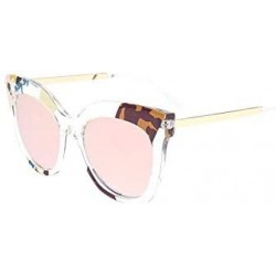 Butterfly Color Pieces Embellished Butterfly Sunglasses - CB192D3OY9M $9.22