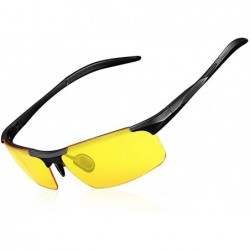 Goggle TAC Polarized Night Driving glasses Sunglasses Polarized Lens Riding Glasses - Black Frame_yellow Lens - C718U99INN7 $...