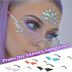 Wrap Fashion Sunglasses Vintage Frameless - A-e - C5190GX78S8 $11.97