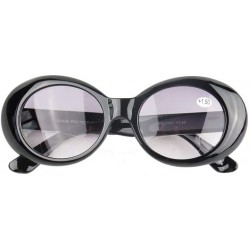 Wrap BIFOCAL Lenses Classic Vintage Sunglasses UV400 Bold Retro Oval Thick Frame Perspective Sunglasses For Men Women - C218Y...