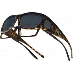 Rectangular Eyewear Sunglasses - Sabre / Frame Cheetah Lens Polarvue Grey - CQ11QUIFNMX $42.80