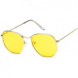 Wrap Metal Classic Vintage Women Sunglasses Luxury Design Glasses Driving Eyewear Oculos De Sol Masculino - CI1985HIG9M $33.64